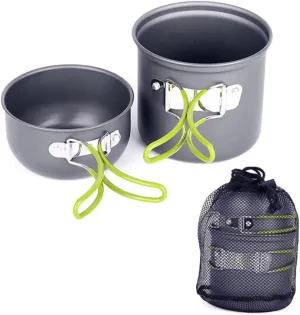 1 Set Pot Camping Cookware Durable Person Outdoor Cooking Utensils for Hiking Travel and Backpacking Lightweight Portable Design for Easy Use