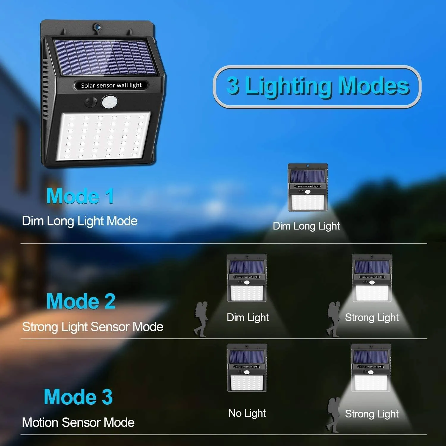 10-Pack: 42 LED Outdoor Solar Light