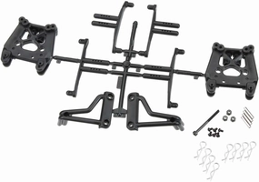 105312 Shock Tower, Body Mount and Roll Bar Set, Savage XS