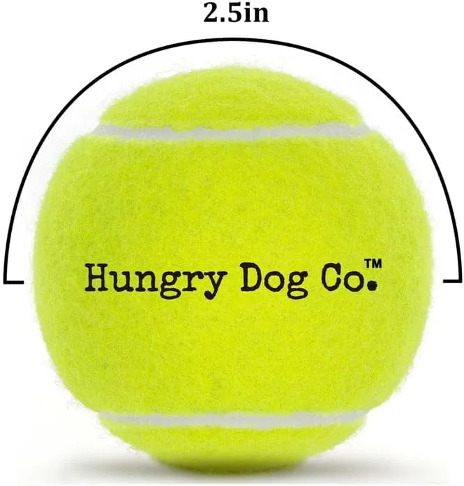 12 Pack of Premium Dog Tennis Balls 2.5" - Pet Safe Dog Toys for Exercise and Training. Bouncy and Durable for Hours of Fun - Reusable Mesh Bag for Carrying and Storage - Yellow