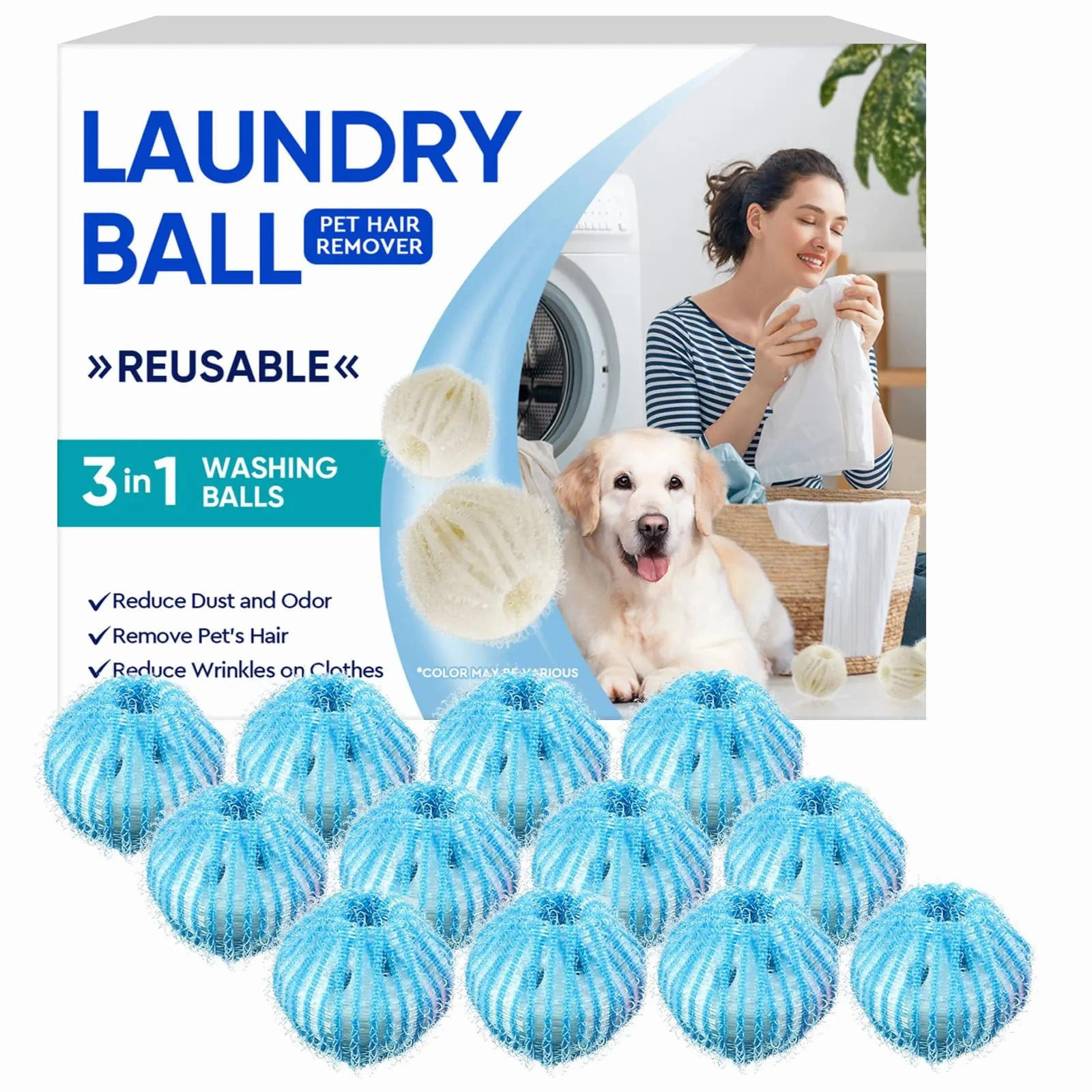 12-Pack Pet Hair Removal Wizard