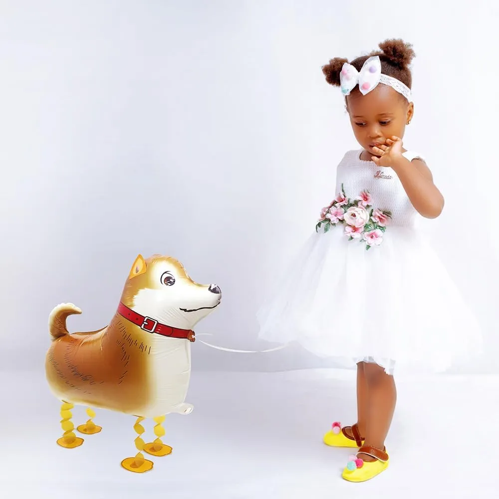 13 Different Patterns Walk Dog Balloon Funny Air Walkers Pet Animal Doggy Balloon, 4D Cartoon Air Walking Puppy Balloons Toys Dog Party Decoration For Birthday Wedding Baby Shower