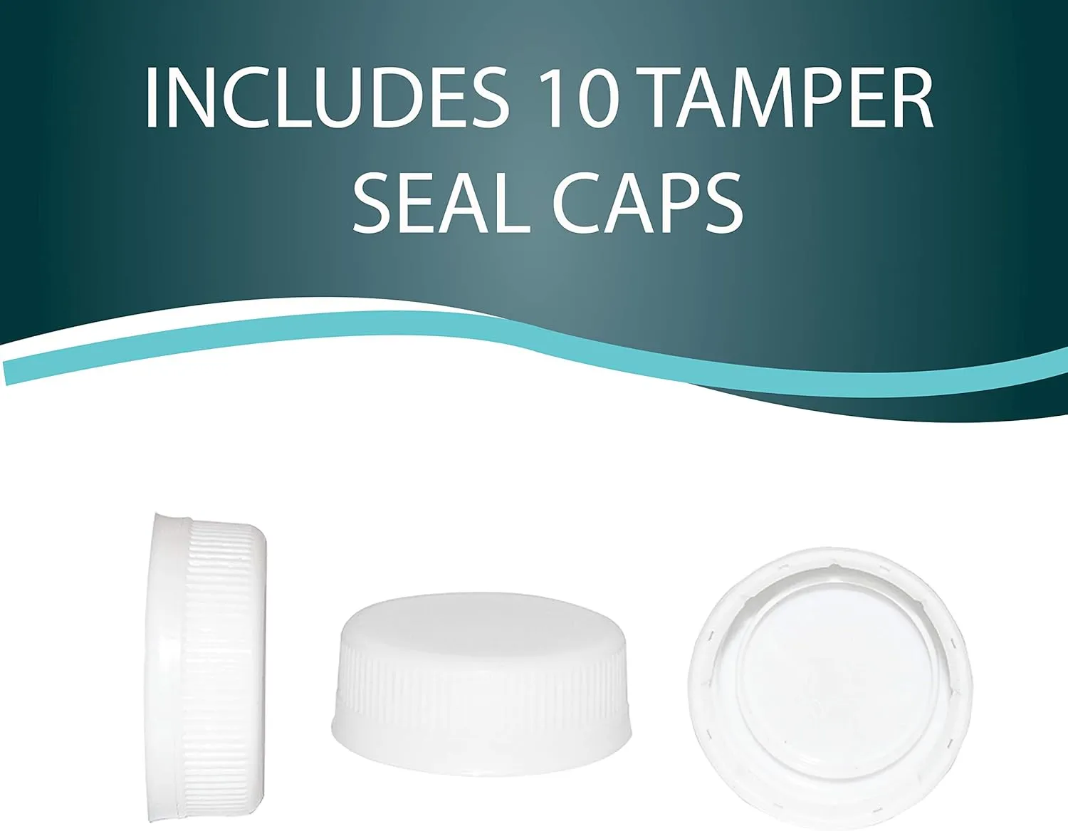 16 OZ Empty PET Plastic Juice Bottles - Pack of 10 Reusable Clear Disposable Milk Bulk Containers with Black Tamper Evident Caps Lids (10-Pack)