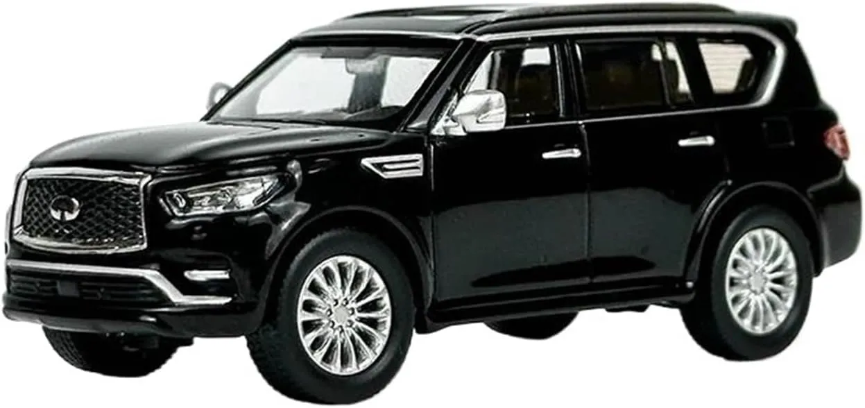 1:64 for Infiniti QX80 2020 Simulation Static Car Model Collection Display Decoration Mini Simulation Toys(Gold)