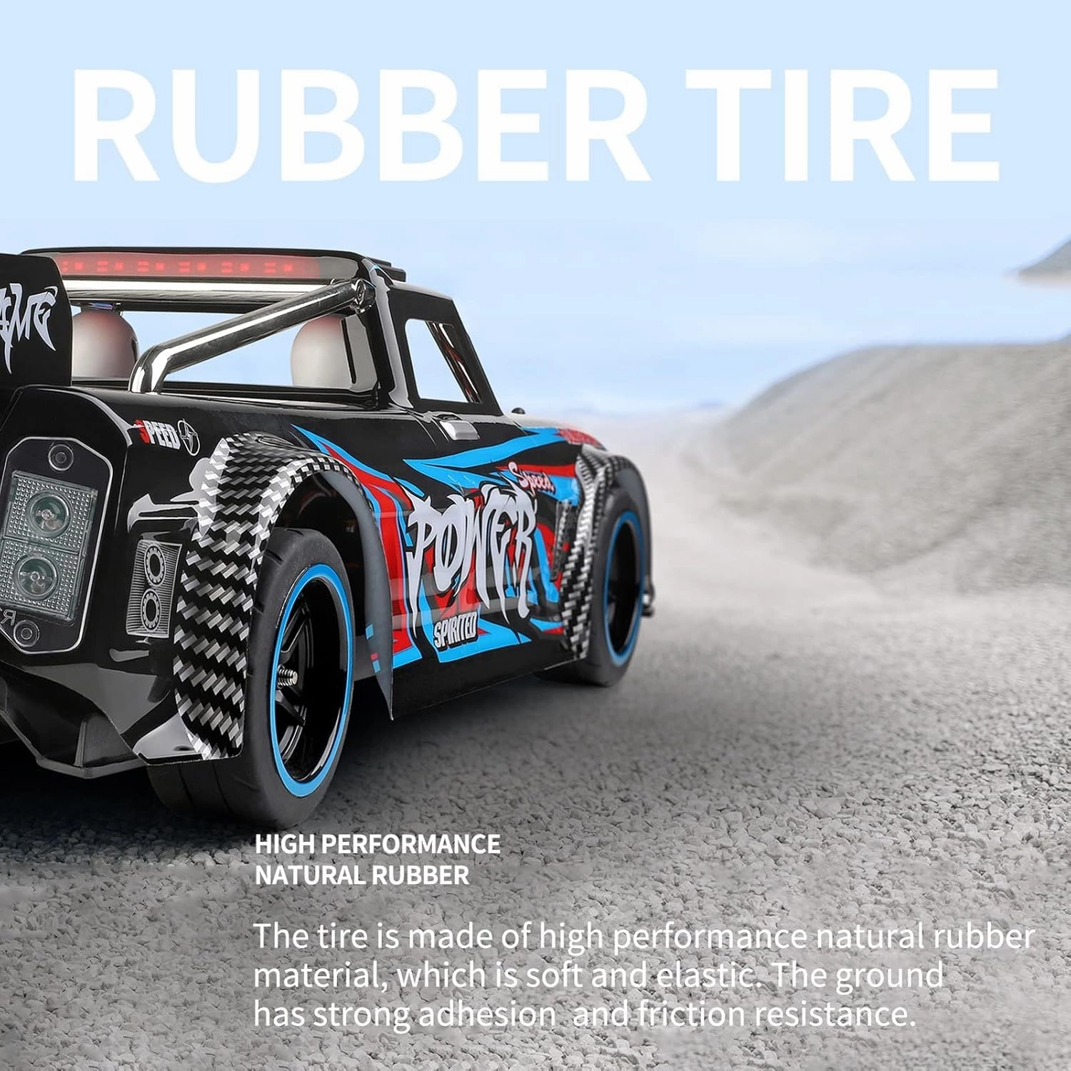 1:10 Scale Brushless Remote Control Car Truck, 60 KM/H High Speed RTR RC Truck, 2.4GHZ Electric RC Car, 4x4 Off Road Monster Truck for Adults, Hobby Grade Racing Vehicle Truck