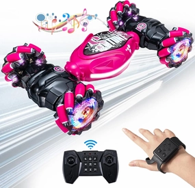 1:14 Gesture RC Car Large, Remote Control Car for Boys Adults,Hand Controlled RC Car, All Terrains Monster Trucks for Boys Gesture Sensing rc Stunt car 360° Flips with Lights Music