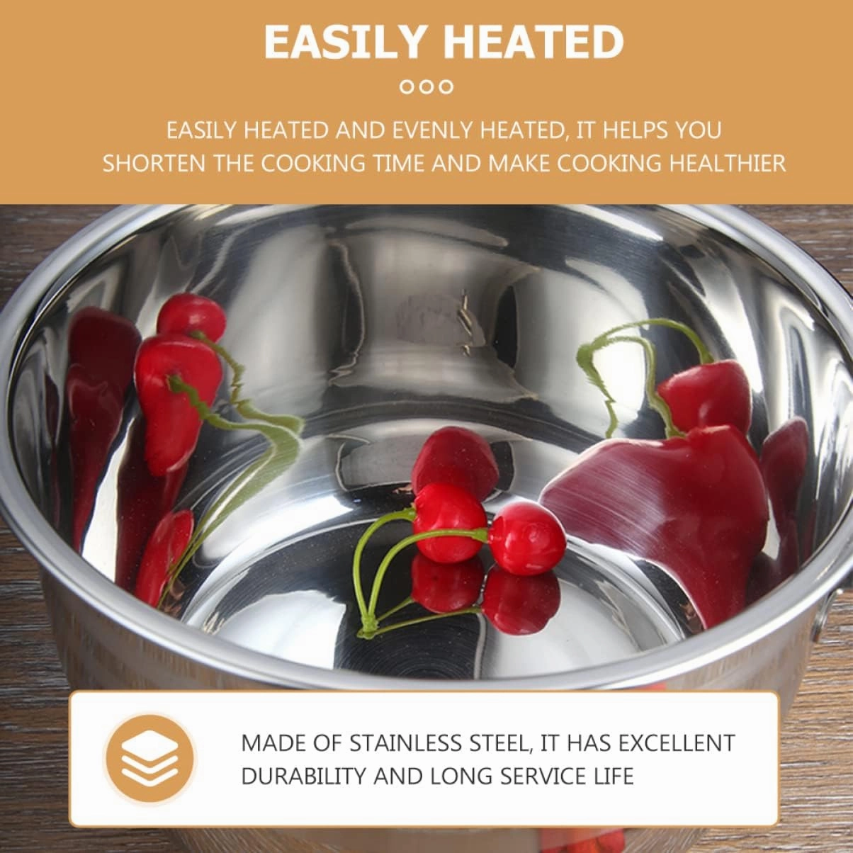 1pc Capacity Non-stick Stew Pot Cooking Pot for Outdoor Camping and Bbq Easy to Clean High-temperature Resistant Cookware Versatile