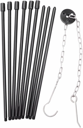 1Set Outdoor Cooking Tripod Stand for Campfire Lightweight Camping Accessory with Carry Bag Stable and Durable for Soup Cooking and Outdoor Adventures