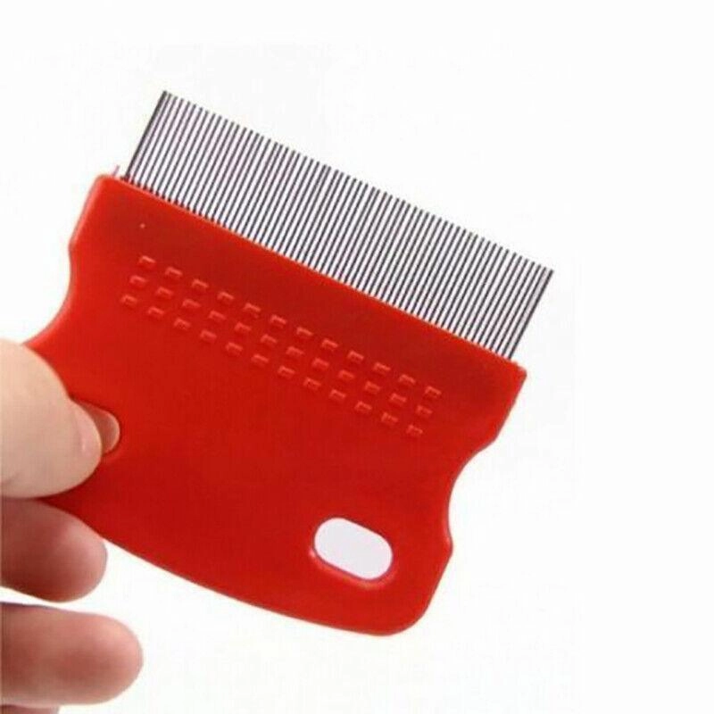 1X Pet Hair Flea Shedding Cleaning Brush Grooming Comb Cat Dog Stainless Trimmer