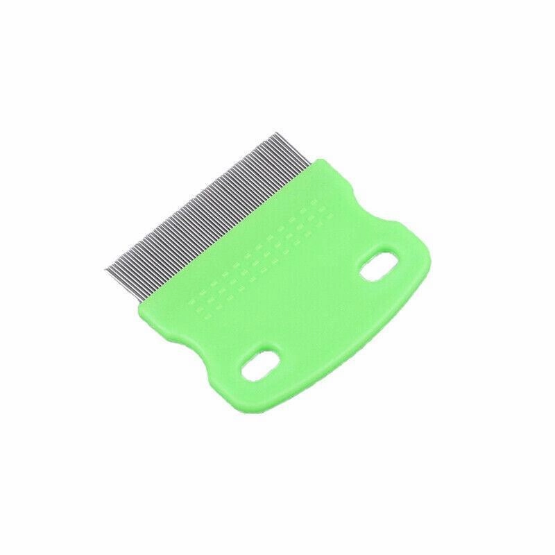 1X Pet Hair Flea Shedding Cleaning Brush Grooming Comb Cat Dog Stainless Trimmer