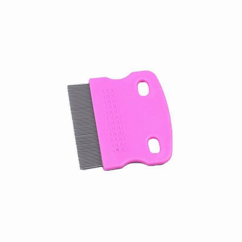 1X Pet Hair Flea Shedding Cleaning Brush Grooming Comb Cat Dog Stainless Trimmer