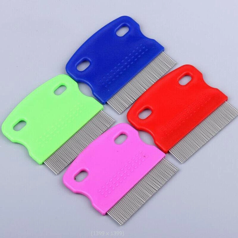 1X Pet Hair Flea Shedding Cleaning Brush Grooming Comb Cat Dog Stainless Trimmer