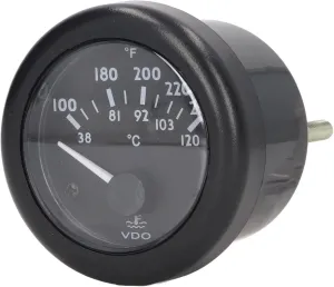 2 Inch/52mm Engine Water Temperature Automotive Engine Oil Water Temperature VDO Water Temperature (12V)