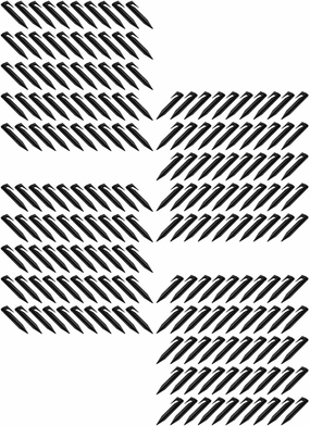 200x 3.3 Boundary Wire Stake Lawn Plastic Tent Pegs Landscape Staples for Robomow Mower Husqvarna Automower Pet Fence for use in Garden Lawn, Black