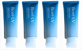 2025y version! Biore AQUA Rich Water Essence 2.46floz (Pack of 4)