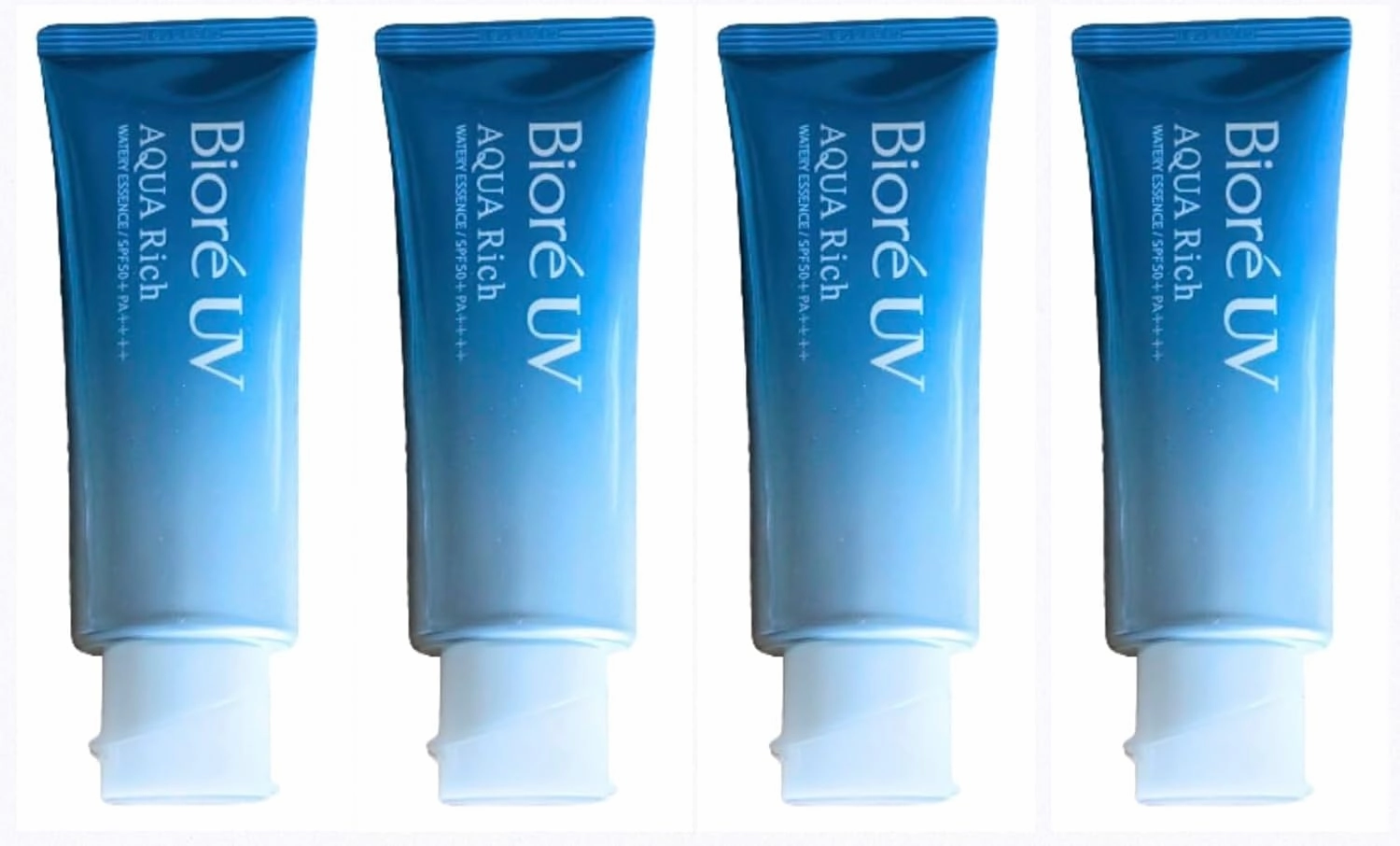 2025y version! Biore AQUA Rich Water Essence 2.46floz (Pack of 4)