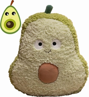 20 Inch Soft Avocado Plush Hugging Pillow Cute Avocado Stuffed Animal Plushies Avocado Toy Kids Stuffed Animals Avocado Plush Toys for Birthday, Valentine, Christmas or Daily