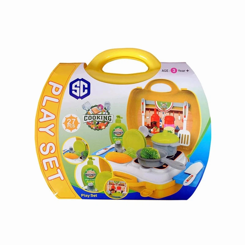 27 Pieces - Kitchen Cooking Suitcase Set (3-7 Years)