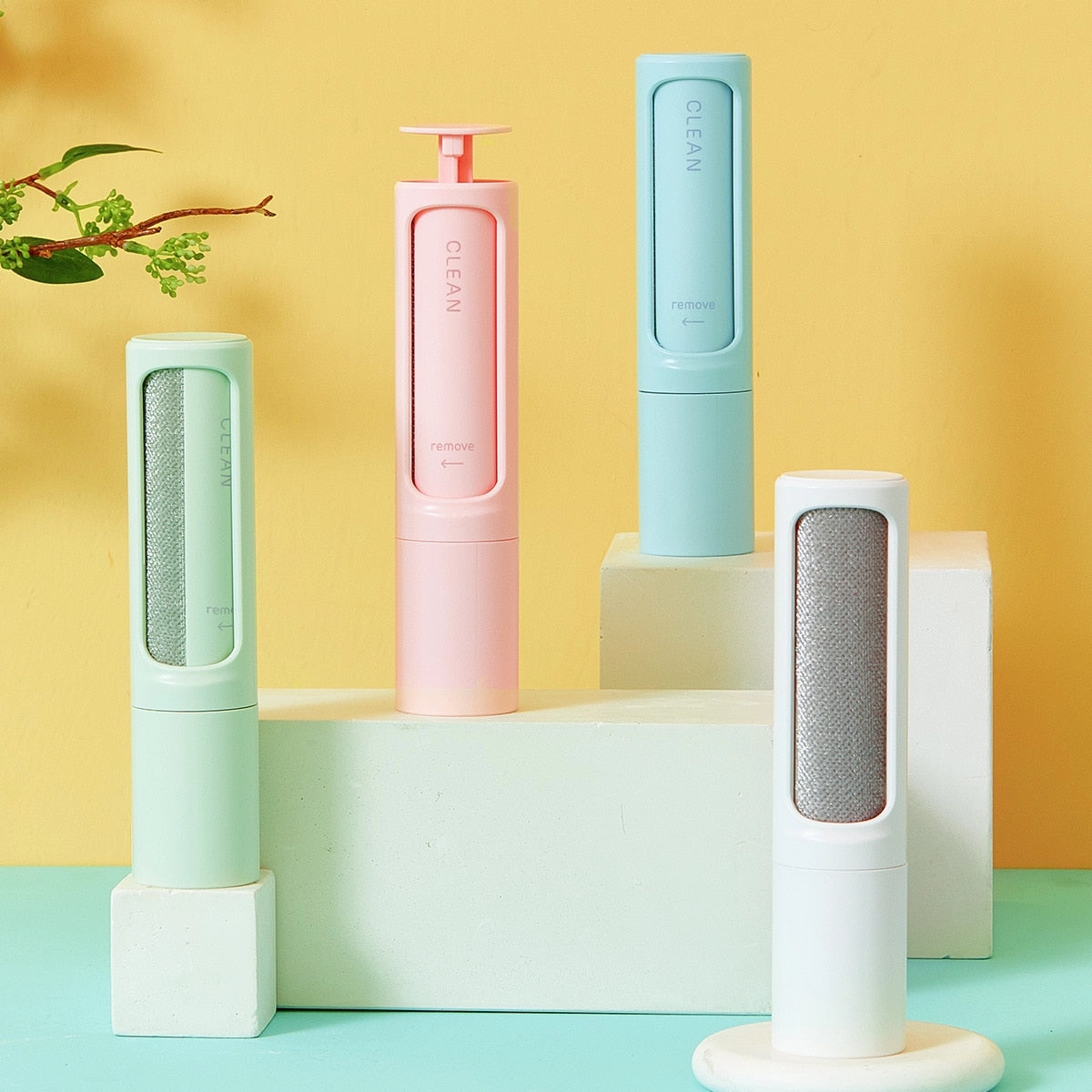 2-1 Reusable Pet Hair & Lint Brush Remover Roller