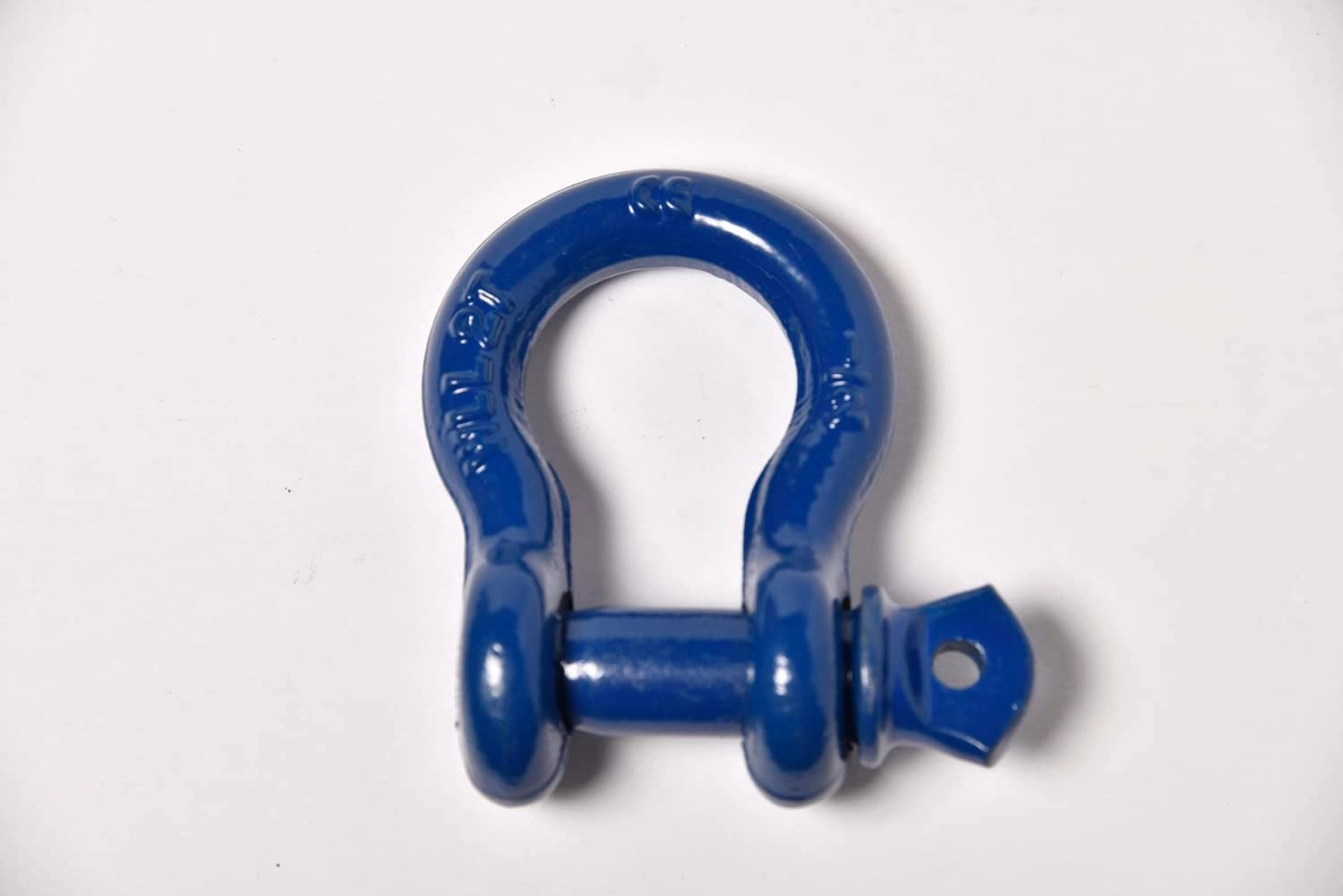 2 Pack Blue Rigging 1/2" Bow Shackles D Ring Rugged 10 Ton 22,000 Lbs Breaking Strength, WLL 2 Ton 4400 lbs w 5/8'' Pin Clevis Screw Heavy Duty f Marine Boat Anchor ATV UTV Recovery by Hi-Gear