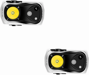 2pcs Adjustable Usb Rechargeable Smart Sensor Headlamp for Outdoor Activities Portable Flashlight for Night Running Fishing and Automotive Maintenance