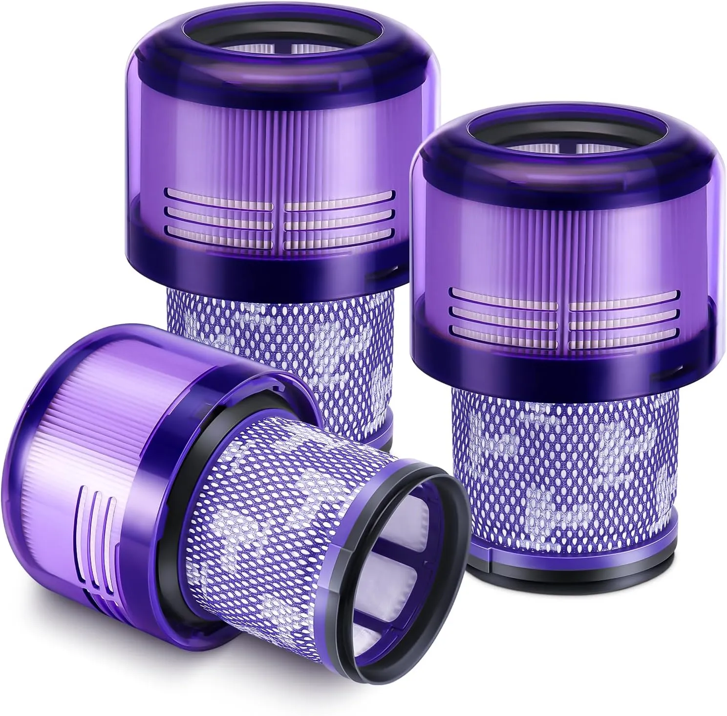 3 Pack V11 Filters Replacement for Dyson, Vacuum Filters Replacement Compatible with Dyson V11 Animal Torque Drive Complete V15 Detect V15s Detect Submarine Vacuums, Replace Part # 970013-02