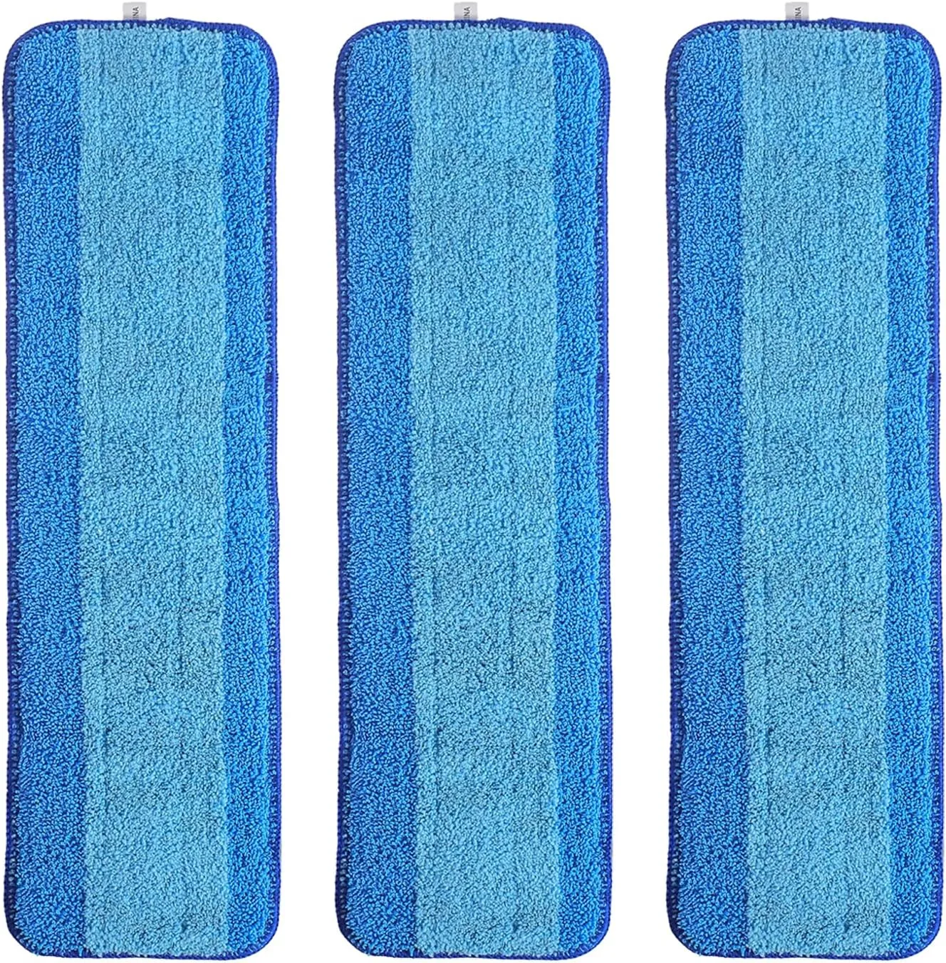 3 Pack Washable & Reusable Microfiber Cleaning Pad for Bona Family of Mops Replacement 18 Inch Used for Hard Surface Floors Cleaning