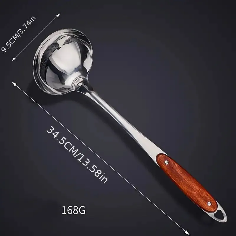 304 Stainless Steel Cooking Ladle and Spatula Set