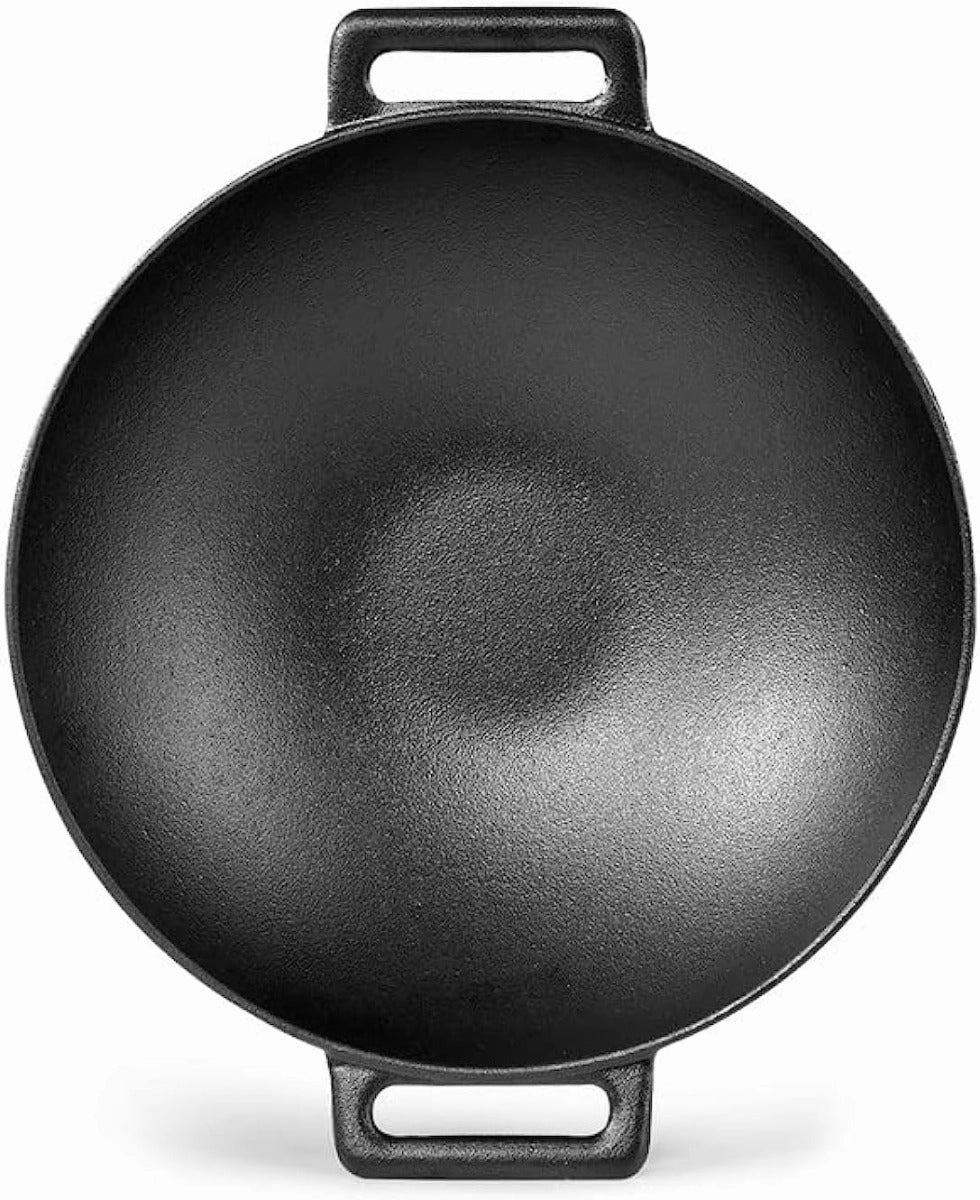 3.1L Iron Wok 8cm 30.6 Cast x Trusted by customers Instant access / Fissman