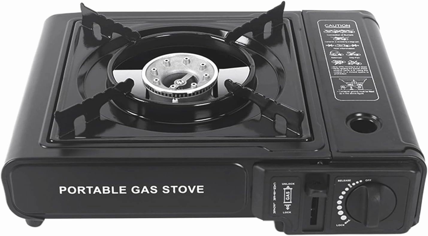 3.5 Kw Backpacking Stove - Lightweight Quick-Ignite Burner, Windproof Alloy Burner | 12.99x10.24x3.15 Inches Multifunctional High Temperature Resistant Stove for Hiking Picnic Fishing Hunting Cooking