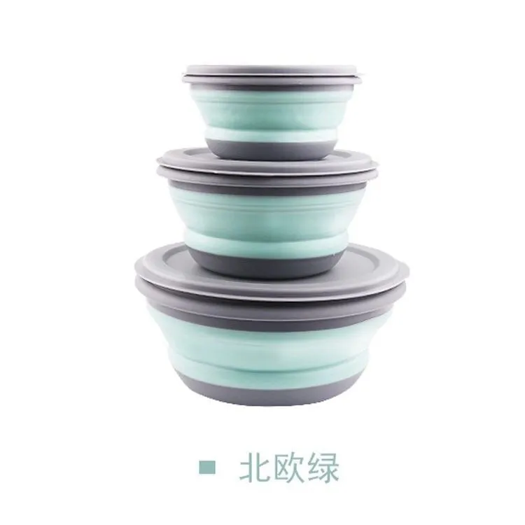 3pcs Folding Bowl Outdoor Camping