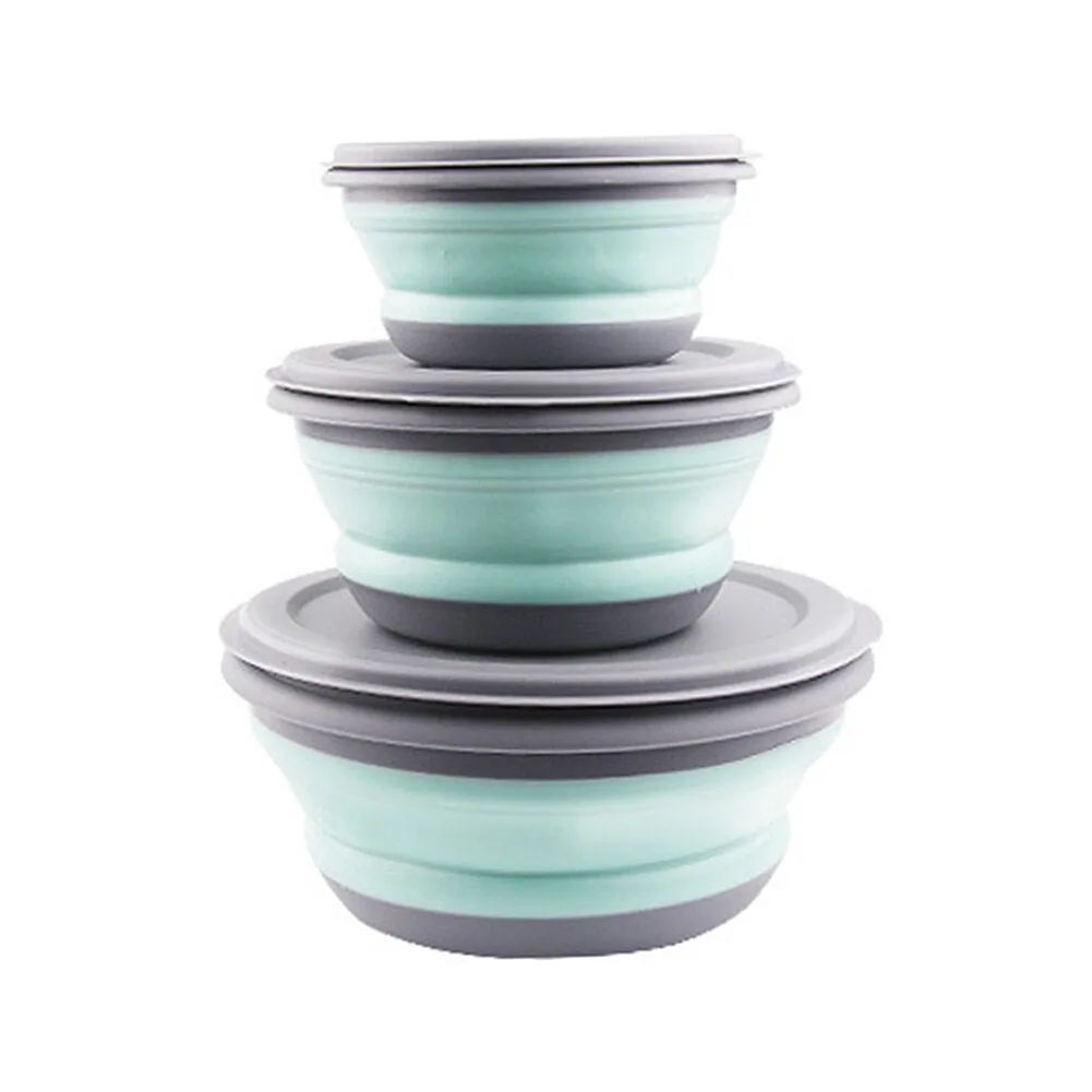3pcs Folding Bowl Outdoor Camping