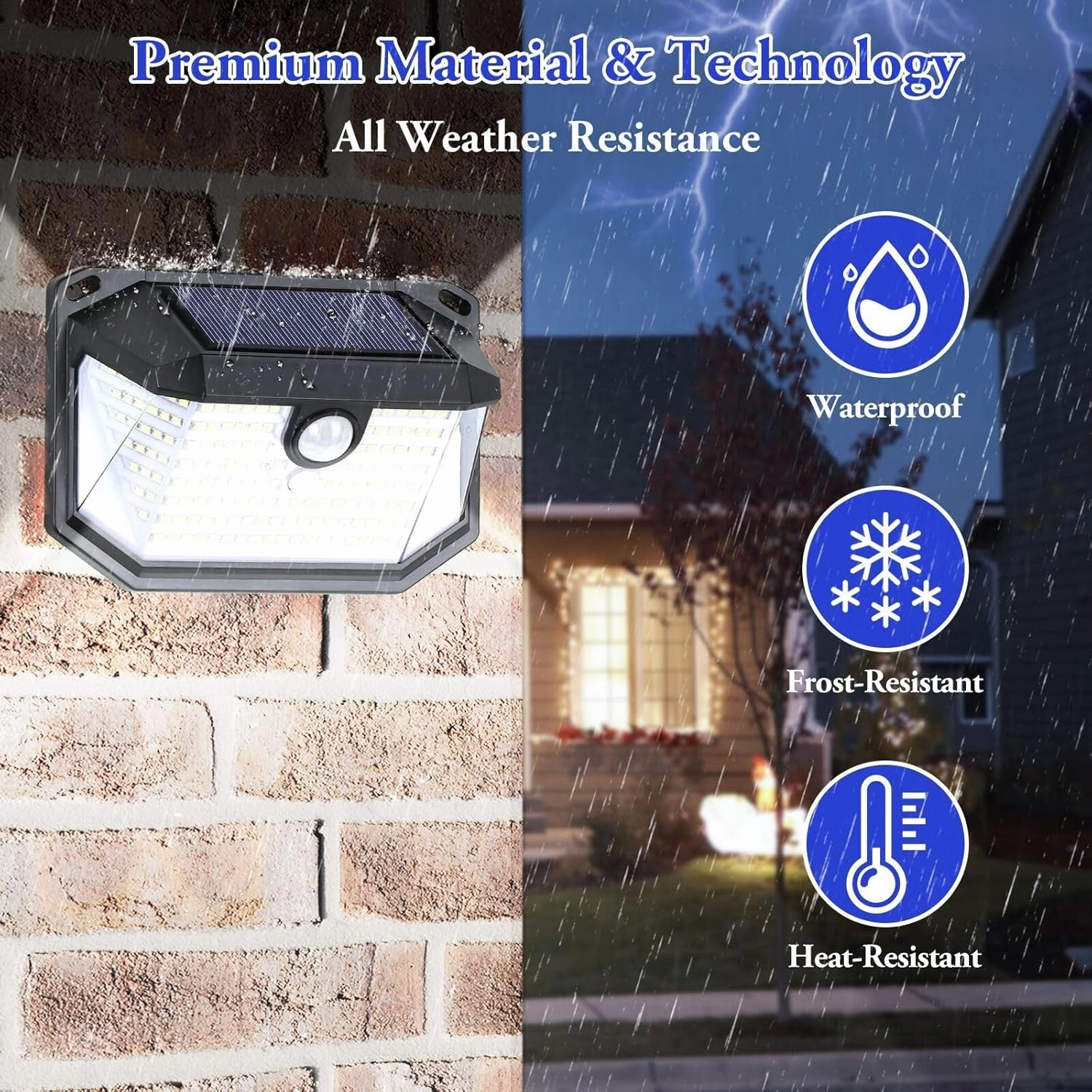 4-Pack Solar Wall Lights Outdoor with 3 Modes & Reflector, Waterproof Bright 178 LEDs Motion Sensor Security Lights, Solar Powered Flood Lights for Patio Garden Yard Porch Garage Front Door
