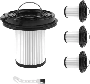 4Pack XR Filter Replacement for Bissell Cleanview XR 200W/ Cleanview XR Pet 300W Stick Cordless Vacuum Cleaner 3789U 3789X 3797V 3797W 3789 3797