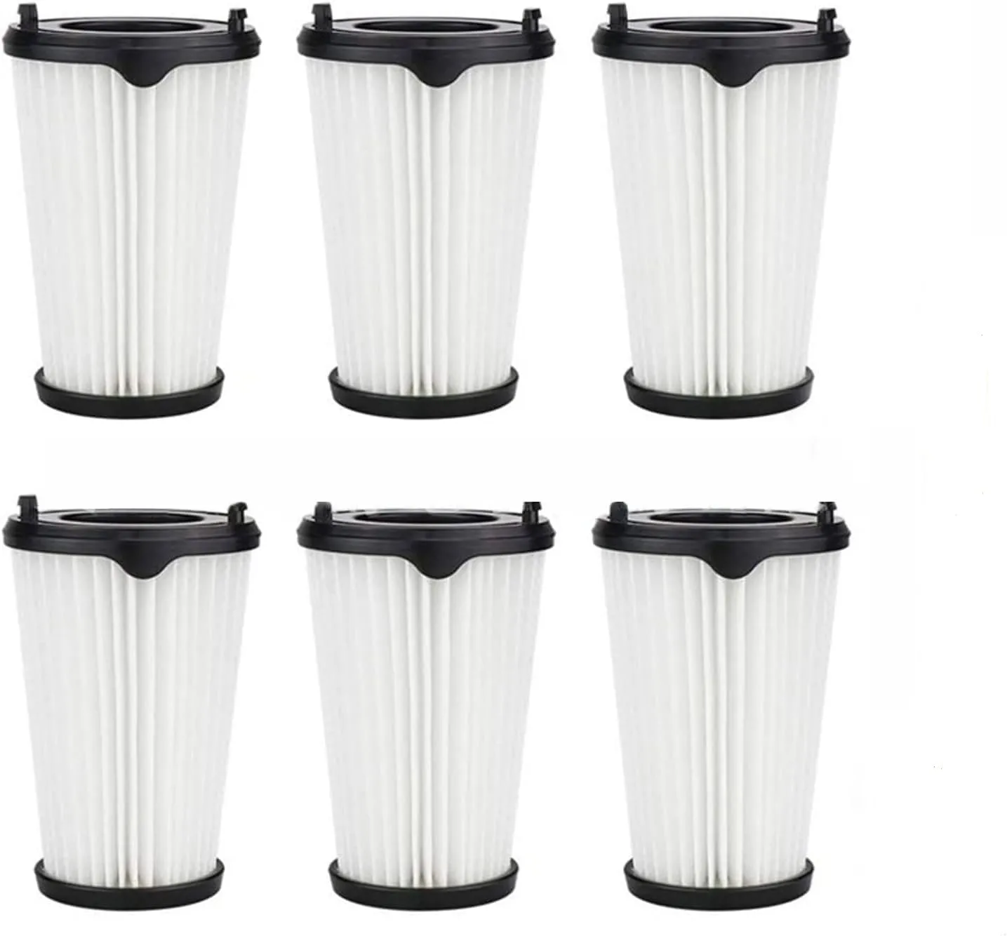 6 Pack VAF-1 Replacement Vacuum Filters Compatible With Electrolux Ergorapido Stick Vacuum Cleaner EHVS2510AW VS3510AR（Standard＆Pet Version) Part# EL65522