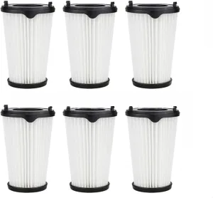6 Pack VAF-1 Replacement Vacuum Filters Compatible With Electrolux Ergorapido Stick Vacuum Cleaner EHVS2510AW VS3510AR（Standard＆Pet Version) Part# EL65522