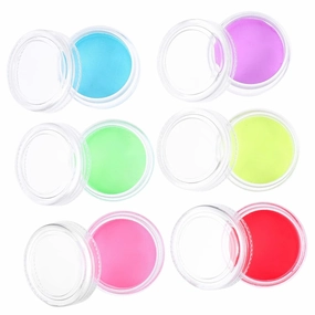 6pcs Fluorescent Gel Eyeliners Party Eye Liners for Eye Makeup -smudge Breathable Formula for Festivals Events
