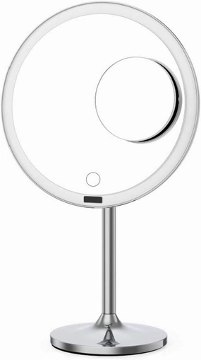 8.5 inch HD Mirrors LED Touch Screen Light Makeup Mirror with 5X Magnifying Smart Sensor Desktop Vanity Mirror