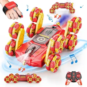 8WD Gesture Sensing RC Stunt Cars, Remote Control Cars, Christmas Birthday Toys Gifts for Kids 8 9 10 11 12 Year Old Boys Girls, Transform Drift Off Road Vehicle