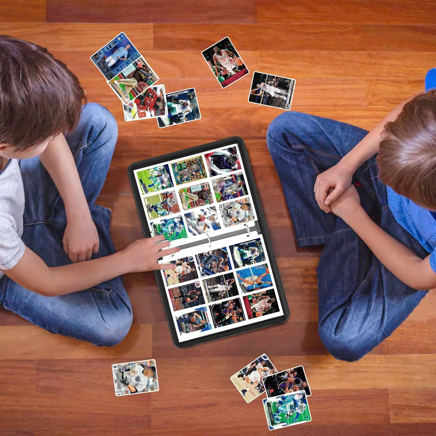 900 Pockets Football Card Binder, Trading Card Holder with Sleeves Card Collectors Album, Fit for Football Cards Baseball Cards Basketball Soccer Hockey Sport Trading Cards MTG and Other TCG