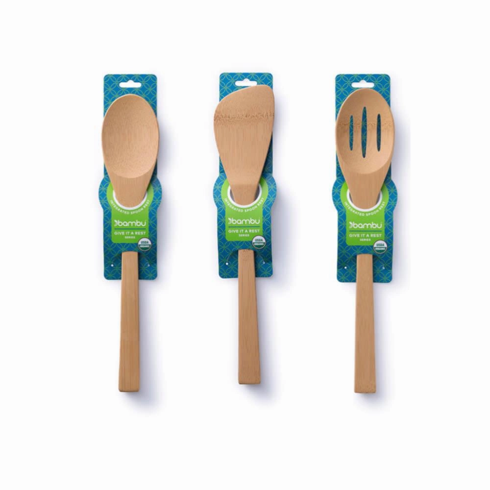 'Give It A Rest' Bamboo Utensil Set