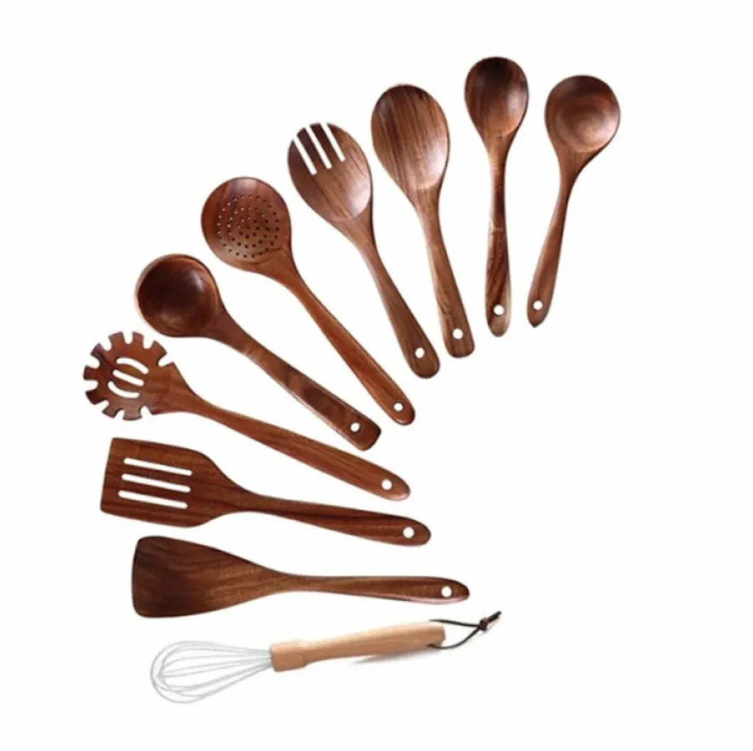 Acacia Wood Cooking Set