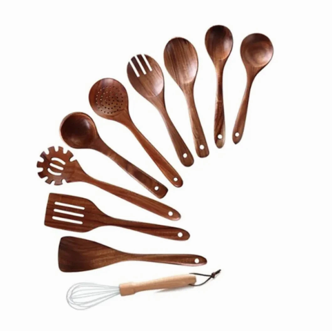 Acacia Wood Cooking Spatula Set