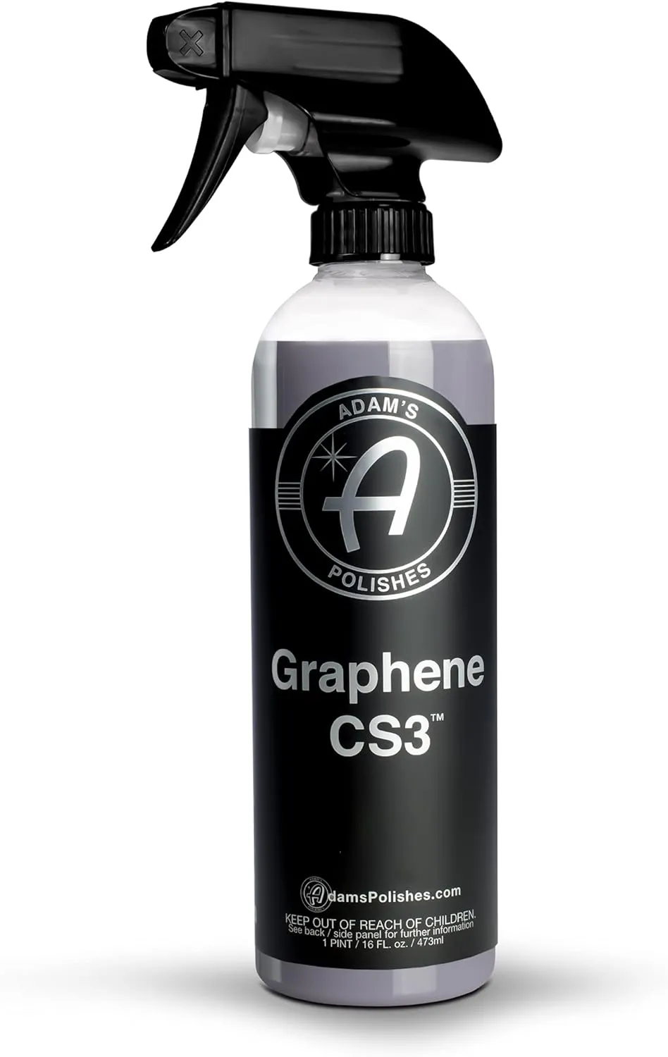 Adam's Polishes Graphene CS3 (16oz) - Graphene Waterless Wash Ceramic Spray Coating Detail Spray | High Gloss Car Wash Cleaning Spray for Car Detailing | RV Boat Motorcycle