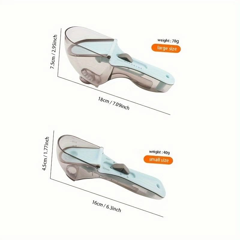 Adjustable Measuring Spoon Set, 2-Piece