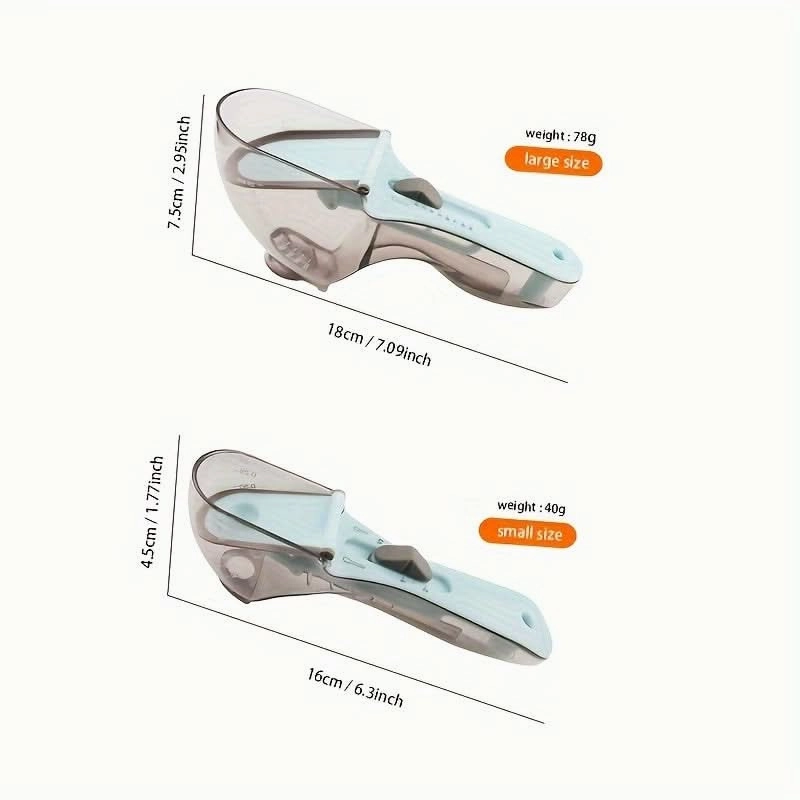 Adjustable Measuring Spoon Set, 2-Piece