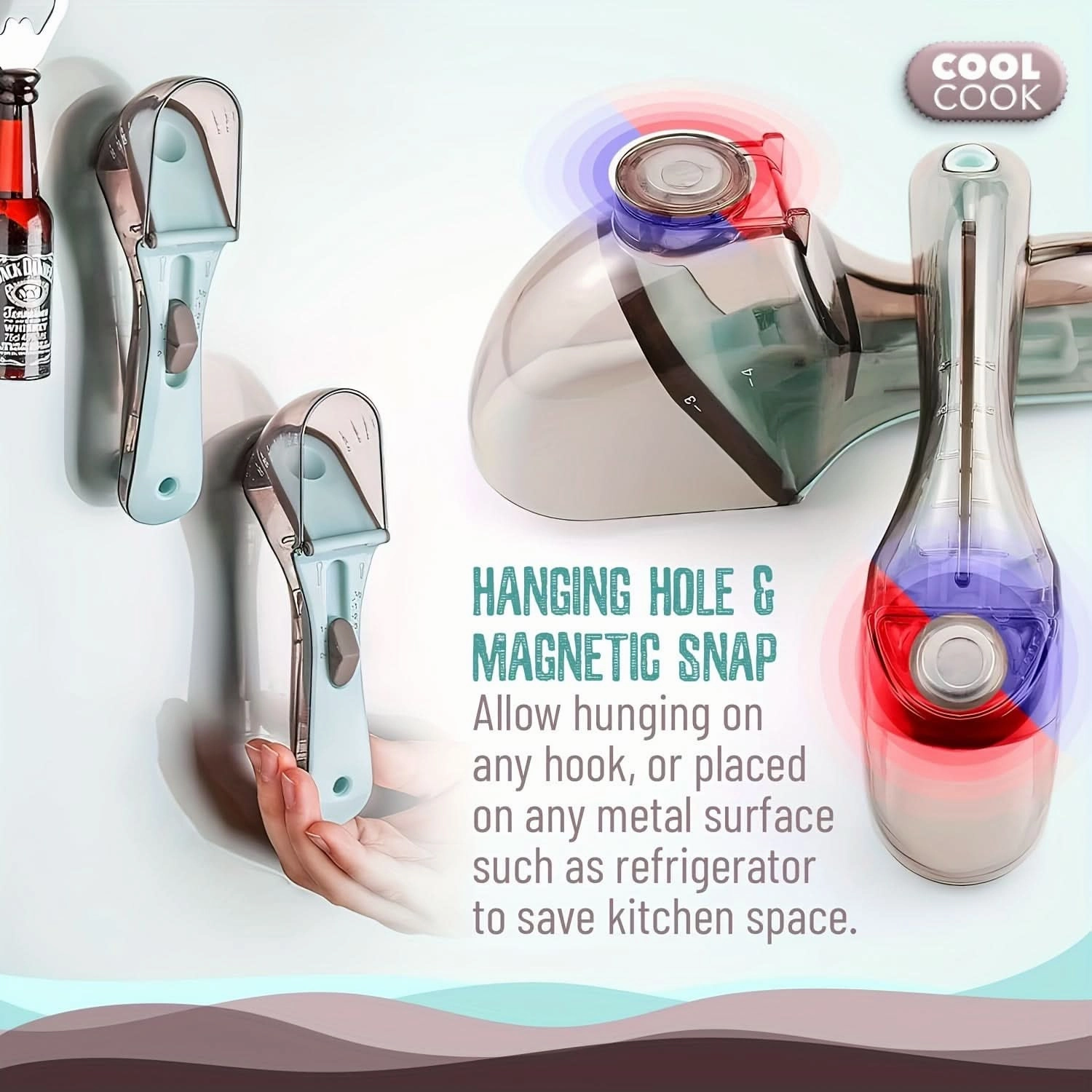 Adjustable Measuring Spoon Set, 2-Piece