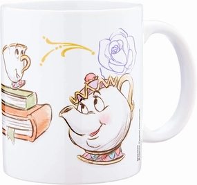 AFMG24629 Beauty and the Beast (Chip Enchanted) Official Boxed Ceramic Coffee/Tea Mug, Paper, Multi-Colour, 11 x 11 x 1.3 cm
