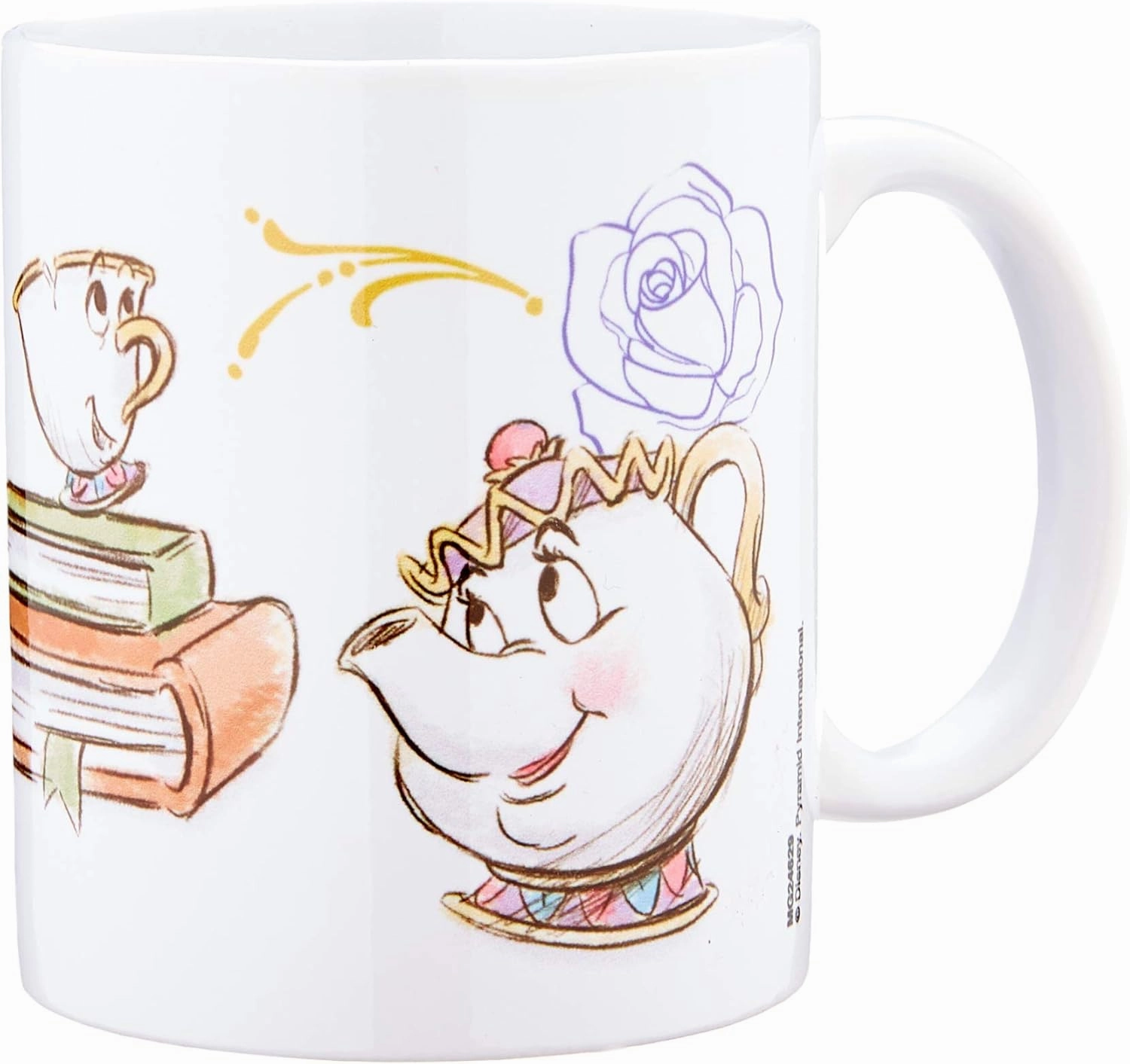 AFMG24629 Beauty and the Beast (Chip Enchanted) Official Boxed Ceramic Coffee/Tea Mug, Paper, Multi-Colour, 11 x 11 x 1.3 cm