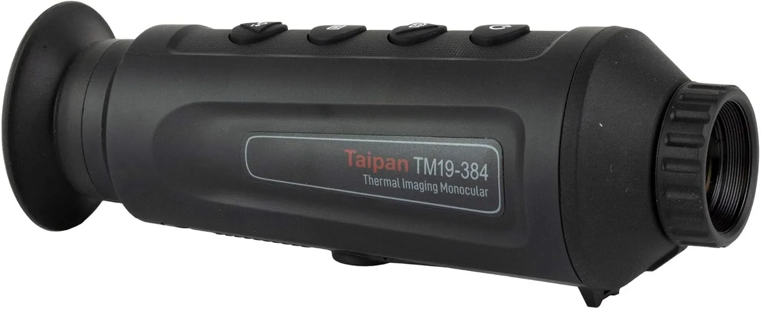 AGM Global Vision Taipan Thermal Imaging Monocular for Hunting 12μm Sensor, Hot Spot Tracking, 8× Digital Zoom, Video Recording, WiFi, IP67 Waterproof